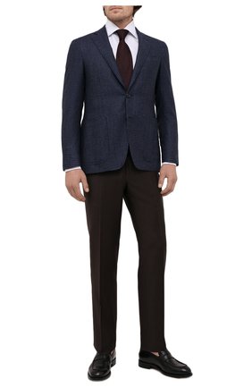Мужской шерстяной пиджак CANALI темно-синего цвета по цене 99500 руб., арт. 13275/CU03430/112 | Фото 2 Мужской шерстяной пиджак CANALI темно-синего цвета, арт. 13275/CU03430/112 | Фото 2