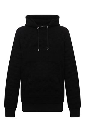 Мужской худи BALMAIN черного цвета по цене 97800 руб., арт. WH1JT047/J296 | Фото 1 Мужской худи BALMAIN черного цвета, арт. WH1JT047/J296 | Фото 1 (Рукава: Длинные; Материал внешний: Вискоза, Синтетический материал; Длина (для топов): Удлиненные; Мужское Кросс-КТ: Худи-одежда; Принт: Без принта; Стили: Спорт-шик)
