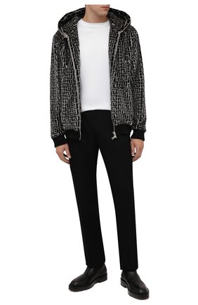 Мужской бомбер BALMAIN кремвого цвета по цене 157000 руб., арт. WH1JR016/X165 | Фото 2 Мужской бомбер BALMAIN кремвого цвета, арт. WH1JR016/X165 | Фото 2