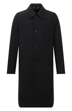 Мужской пальто DRIES VAN NOTEN темно-серого цвета по цене 119000 руб., арт. 212-020210-3197 | Фото 1 Мужской пальто DRIES VAN NOTEN темно-серого цвета, арт. 212-020210-3197 | Фото 1 (Рукава: Длинные; Материал внешний: Синтетический материал, Шерсть; Материал подклада: Купро; Длина (верхняя одежда): До колена; Мужское Кросс-КТ: пальто-верхняя одежда; Стили: Классический)