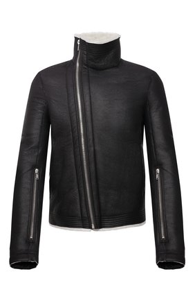 Мужская дубленка RICK OWENS черного цвета по цене 295000 руб., арт. RU02A5768/LSHC | Фото 1 Мужская дубленка RICK OWENS черного цвета, арт. RU02A5768/LSHC | Фото 1 (Длина (верхняя одежда): Короткие; Материал внешний: Натуральный мех; Рукава: Длинные; Стили: Гранж)