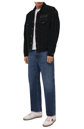 Мужские кожаные кеды ballstar GOLDEN GOOSE DELUXE BRAND белого цвета по цене 42650 руб., арт. GMF00117.F002098 | Фото 2 Мужские кожаные кеды ballstar GOLDEN GOOSE DELUXE BRAND белого цвета, арт. GMF00117.F002098 | Фото 2 (Материал утеплителя: Натуральный мех; Материал внутренний: Натуральная кожа; Подошва: Массивная)