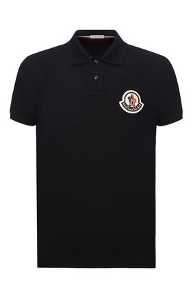 Мужское хлопковое поло MONCLER темно-синего цвета по цене 25600 руб., арт. G2-091-8A000-15-84556 | Фото 1 Мужское хлопковое поло MONCLER темно-синего цвета, арт. G2-091-8A000-15-84556 | Фото 1 (Материал внешний: Хлопок; Застежка: Пуговицы; Рукава: Короткие; Стили: Кэжуэл; Длина (для топов): Стандартные)