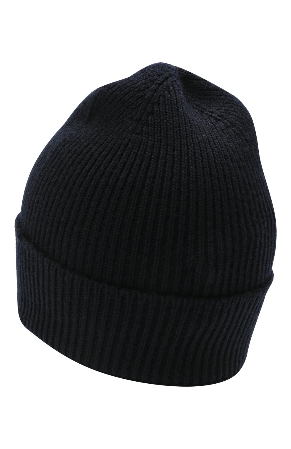 Мужская шерстяная шапка MONCLER темно-синего цвета, арт. G2-091-3B705-00-A9342 | Фото 2 (Материал: Текстиль, Шерсть; Кросс-КТ: Трикотаж)