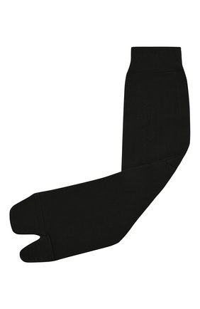 Мужские хлопковые носки MAISON MARGIELA черного цвета, арт. S50TL0028/S17868 | Фото 1 (Материал внешний: Хлопок; Кросс-КТ: бельё)