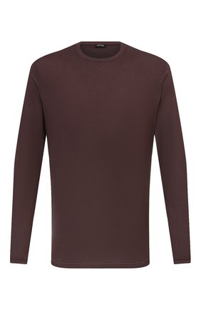 Мужская лонгслив из хлопка и кашемира KITON коричневого цвета по цене 85000 руб., арт. UMK0039 | Фото 1 Мужская лонгслив из хлопка и кашемира KITON коричневого цвета, арт. UMK0039 | Фото 1 (Материал внешний: Хлопок; Рукава: Длинные; Принт: Без принта; Стили: Кэжуэл; Длина (для топов): Стандартные)