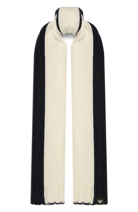 Детский комплект из шапки и шарфа EMPORIO ARMANI синего цвета по цене 22200 руб., арт. 407515/1A767 | Фото 5 Детский комплект из шапки и шарфа EMPORIO ARMANI синего цвета, арт. 407515/1A767 | Фото 5 (Материал: Текстиль, Шерсть, Вискоза)