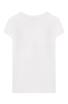 Детская хлопковая футболка POLO RALPH LAUREN белого цвета по цене 3805 руб., арт. 311850649 | Фото 2 Детская хлопковая футболка POLO RALPH LAUREN белого цвета, арт. 311850649 | Фото 2 (Рукава: Короткие; Материал внешний: Хлопок; Ростовка одежда: 18 мес | 86 см, 3 года | 98 см, 4 года | 104 см)