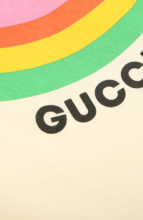 Детского хлопковое одеяло GUCCI белого цвета по цене 39950 руб., арт. 666438/3K109 | Фото 3 Детского хлопковое одеяло GUCCI белого цвета, арт. 666438/3K109 | Фото 3 (Материал: Текстиль, Хлопок)