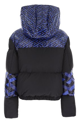 Женский пуховая куртка VERSACE синего цвета по цене 171500 руб., арт. 1001397/1A01822 | Фото 2 Женский пуховая куртка VERSACE синего цвета, арт. 1001397/1A01822 | Фото 2