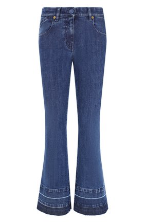 Женские джинсы VERSACE синего цвета по цене 49750 руб., арт. 1002130/1A01652 | Фото 1 Женские джинсы VERSACE синего цвета, арт. 1002130/1A01652 | Фото 1