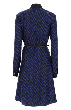Женское платье VERSACE синего цвета по цене 171500 руб., арт. 1002617/1A01805 | Фото 2 Женское платье VERSACE синего цвета, арт. 1002617/1A01805 | Фото 2