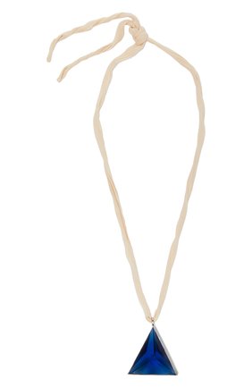 Женское колье JIL SANDER темно-синего цвета по цене 44650 руб., арт. JSWT831168/WTS80054 | Фото 1 Женское колье JIL SANDER темно-синего цвета, арт. JSWT831168/WTS80054 | Фото 1