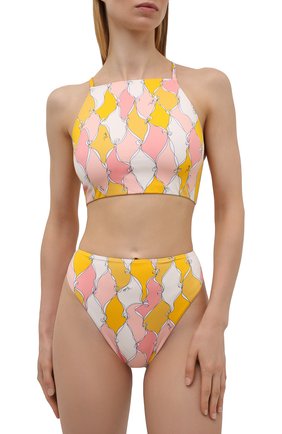 Женский плавки-бикини EMILIO PUCCI желтого цвета по цене 14350 руб., арт. 1RMX65/1R777 | Фото 2 Женский плавки-бикини EMILIO PUCCI желтого цвета, арт. 1RMX65/1R777 | Фото 2