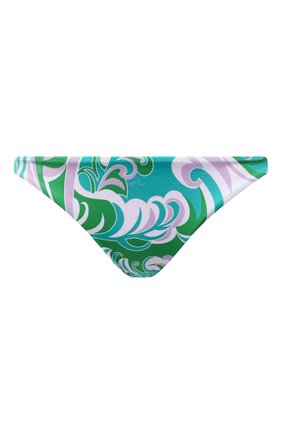 Женский плавки-бикини EMILIO PUCCI зеленого цвета по цене 11250 руб., арт. 1RMX70/1R887 | Фото 1 Женский плавки-бикини EMILIO PUCCI зеленого цвета, арт. 1RMX70/1R887 | Фото 1