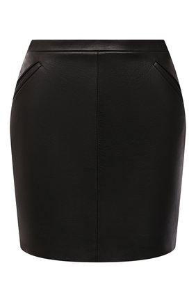 Женская кожаная юбка TOM FORD черного цвета по цене 153500 руб., арт. GCL824-LEX228 | Фото 1 Женская кожаная юбка TOM FORD черного цвета, арт. GCL824-LEX228 | Фото 1