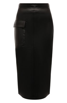Женская кожаная юбка TOM FORD черного цвета по цене 237000 руб., арт. GCL829-LEX228 | Фото 1 Женская кожаная юбка TOM FORD черного цвета, арт. GCL829-LEX228 | Фото 1