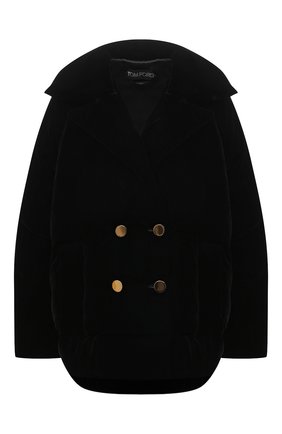 Женская пуховая куртка TOM FORD черного цвета по цене 434500 руб., арт. CS1153-FAX855 | Фото 1 Женская пуховая куртка TOM FORD черного цвета, арт. CS1153-FAX855 | Фото 1 (Материал внешний: Купро, Вискоза, Растительное волокно; Рукава: Длинные; Материал утеплителя: Пух и перо; Материал подклада: Шелк; Стили: Гламурный; Кросс-КТ: Куртка; Женское Кросс-КТ: Пуховик-куртка; Длина (верхняя одежда): Короткие)