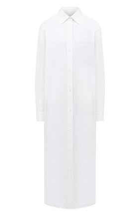 Женское хлопковое платье DRIES VAN NOTEN белого цвета по цене 59500 руб., арт. 212-011028-3228 | Фото 1 Женское хлопковое платье DRIES VAN NOTEN белого цвета, арт. 212-011028-3228 | Фото 1 (Материал внешний: Хлопок; Рукава: Длинные; Стили: Кэжуэл; Случай: Повседневный; Женское Кросс-КТ: Платье-одежда; Длина Ж (юбки, платья, шорты): Миди)
