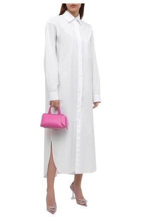 Женское хлопковое платье DRIES VAN NOTEN белого цвета по цене 59500 руб., арт. 212-011028-3228 | Фото 2 Женское хлопковое платье DRIES VAN NOTEN белого цвета, арт. 212-011028-3228 | Фото 2 (Материал внешний: Хлопок; Рукава: Длинные; Стили: Кэжуэл; Случай: Повседневный; Женское Кросс-КТ: Платье-одежда; Длина Ж (юбки, платья, шорты): Миди)