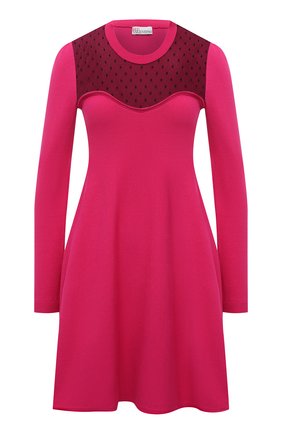 Женское платье из вискозы REDVALENTINO розового цвета по цене 46950 руб., арт. WR0KD03U/670 | Фото 1 Женское платье из вискозы REDVALENTINO розового цвета, арт. WR0KD03U/670 | Фото 1 (Материал внешний: Вискоза; Рукава: Длинные; Длина Ж (юбки, платья, шорты): Мини; Стили: Романтичный; Кросс-КТ: Трикотаж; Случай: Повседневный; Женское Кросс-КТ: Платье-одежда)