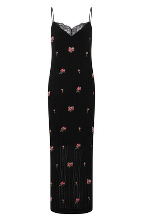 Женское хлопковое платье REDVALENTINO черного цвета по цене 56600 руб., арт. WR3KD03C/644 | Фото 1 Женское хлопковое платье REDVALENTINO черного цвета, арт. WR3KD03C/644 | Фото 1 (Материал подклада: Хлопок; Материал внешний: Хлопок; Стили: Романтичный; Случай: Вечерний; Женское Кросс-КТ: Платье-одежда, Сарафаны; Длина Ж (юбки, платья, шорты): Миди)
