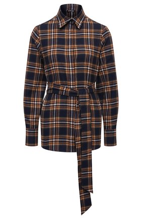 Женская хлопковая рубашка KITON разноцветного цвета по цене 79850 руб., арт. D52409H07486 | Фото 1 Женская хлопковая рубашка KITON разноцветного цвета, арт. D52409H07486 | Фото 1 (Длина (для топов): Удлиненные; Материал внешний: Хлопок; Рукава: Длинные; Стили: Кэжуэл; Принт: Клетка; Женское Кросс-КТ: Рубашка-одежда)