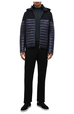 Мужская утепленная куртка BOGNER темно-синего цвета по цене 54600 руб., арт. 38006549 | Фото 2 Мужская утепленная куртка BOGNER темно-синего цвета, арт. 38006549 | Фото 2 (Материал внешний: Синтетический материал; Длина (верхняя одежда): Короткие; Рукава: Длинные; Кросс-КТ: Куртка; Мужское Кросс-КТ: пуховик-короткий; Стили: Кэжуэл)