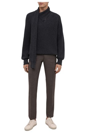 Мужские шерстяные брюки CORNELIANI коричневого цвета по цене 29450 руб., арт. 885B01-1817226/02 | Фото 2 Мужские шерстяные брюки CORNELIANI коричневого цвета, арт. 885B01-1817226/02 | Фото 2 (Материал подклада: Вискоза; Материал внешний: Шерсть; Случай: Формальный; Стили: Классический; Длина (брюки, джинсы): Стандартные)