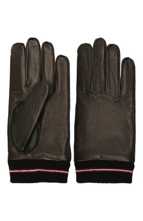 Мужские кожаные перчатки BALLY черного цвета по цене 21750 руб., арт. M9P0030L-1S134/00 | Фото 2 Мужские кожаные перчатки BALLY черного цвета, арт. M9P0030L-1S134/00 | Фото 2