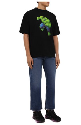 Мужские комбинированные кроссовки giv 1 GIVENCHY черного цвета по цене 103000 руб., арт. BH004WH0WL | Фото 2 Мужские комбинированные кроссовки giv 1 GIVENCHY черного цвета, арт. BH004WH0WL | Фото 2 (Материал внутренний: Натуральная кожа, Текстиль; Подошва: Массивная; Материал внешний: Кожа; Материал утеплителя: Без утеплителя; Стили: Классический)