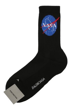 Мужские хлопковые носки BALENCIAGA черного цвета по цене 9790 руб., арт. 658129/472B4 | Фото 1 Мужские хлопковые носки BALENCIAGA черного цвета, арт. 658129/472B4 | Фото 1 (Материал внешний: Хлопок; Кросс-КТ: бельё)