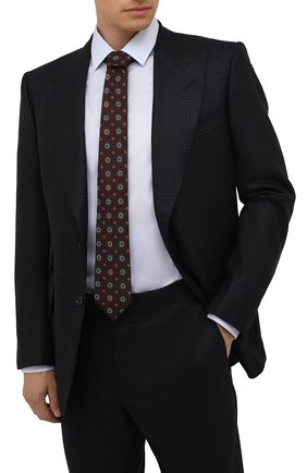 Мужской шерстяной галстук CANALI бордового цвета по цене 11500 руб., арт. 18/HS03276 | Фото 2 Мужской шерстяной галстук CANALI бордового цвета, арт. 18/HS03276 | Фото 2