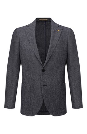 Мужской пиджак из шерсти и хлопка SARTORIA LATORRE серого цвета по цене 55400 руб., арт. JEF74 JA4102 | Фото 1 Мужской пиджак из шерсти и хлопка SARTORIA LATORRE серого цвета, арт. JEF74 JA4102 | Фото 1 (Материал внешний: Хлопок, Шерсть; Материал подклада: Вискоза; 1-2-бортные: Однобортные; Случай: Повседневный; Стили: Кэжуэл; Пиджаки М: Приталенный; Рукава: Длинные; Длина (для топов): Стандартные)