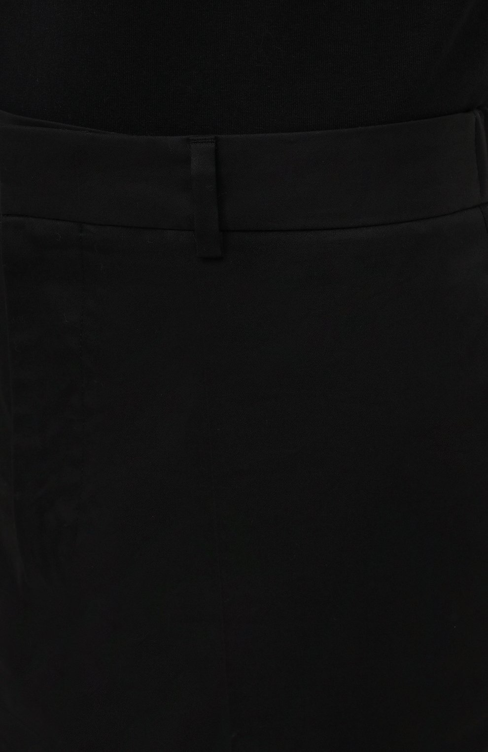 Мужские хлопковые брюки JIL SANDER черного цвета, арт. JSMT310831-MT243800 | Фото 5 (Длина (брюки, джинсы): Стандартные; Случай: Повседневный; Материал внешний: Хлопок; Стили: Минимализм)