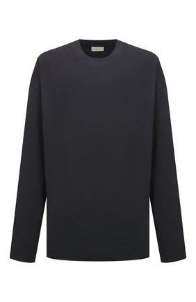 Мужская хлопковый лонгслив DRIES VAN NOTEN темно-серого цвета по цене 14850 руб., арт. 212-021161-3604 | Фото 1 Мужская хлопковый лонгслив DRIES VAN NOTEN темно-серого цвета, арт. 212-021161-3604 | Фото 1 (Рукава: Длинные; Длина (для топов): Стандартные; Материал внешний: Хлопок; Принт: Без принта; Стили: Кэжуэл)