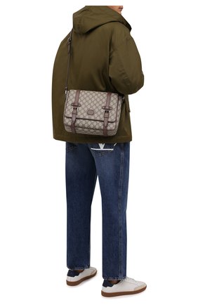 Мужская сумка gg GUCCI бежевого цвета по цене 106000 руб., арт. 658542/K9GSN | Фото 2 Мужская сумка gg GUCCI бежевого цвета, арт. 658542/K9GSN | Фото 2