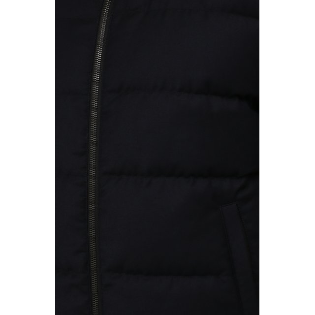 фото Пуховая куртка с меховой отделкой yves salomon