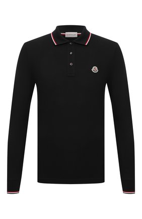 Мужское хлопковое поло MONCLER черного цвета по цене 22900 руб., арт. G2-091-8B701-00-84556 | Фото 1 Мужское хлопковое поло MONCLER черного цвета, арт. G2-091-8B701-00-84556 | Фото 1 (Материал внешний: Хлопок; Застежка: Пуговицы; Рукава: Длинные; Стили: Кэжуэл; Длина (для топов): Стандартные)