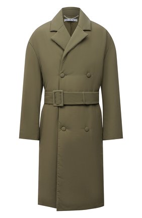 Мужской утепленный тренч OFF-WHITE хаки цвета по цене 157500 руб., арт. 0MER044F21FAB001 | Фото 1 Мужской утепленный тренч OFF-WHITE хаки цвета, арт. 0MER044F21FAB001 | Фото 1