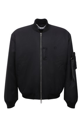 Мужской утепленный бомбер OFF-WHITE черного цвета по цене 118000 руб., арт. 0MEH038F21FAB001 | Фото 1 Мужской утепленный бомбер OFF-WHITE черного цвета, арт. 0MEH038F21FAB001 | Фото 1