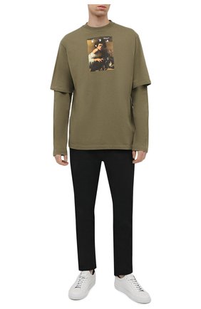 Мужские джинсы OFF-WHITE черного цвета по цене 42100 руб., арт. 0MYA074F21DEN001 | Фото 2 Мужские джинсы OFF-WHITE черного цвета, арт. 0MYA074F21DEN001 | Фото 2