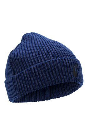 Мужская шерстяная шапка OFF-WHITE синего цвета, арт. 0MLC016F21KNI001 | Фото 1 (Материал: Шерсть, Текстиль; Кросс-КТ: Трикотаж)