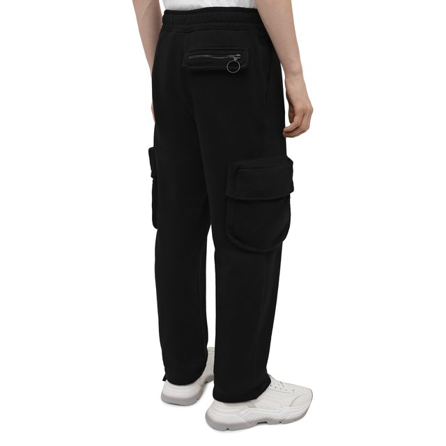 фото Хлопковые брюки-карго off-white