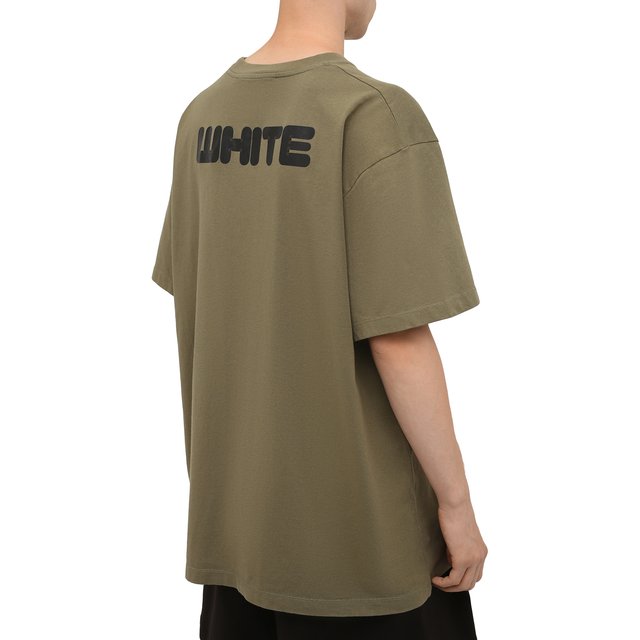 фото Хлопковая футболка off-white