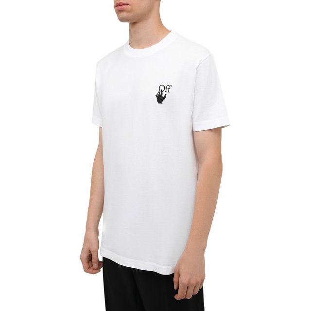 фото Хлопковая футболка off-white