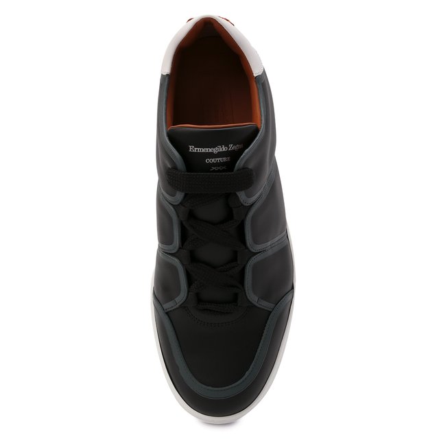 фото Кожаные кеды tiziano zegna couture