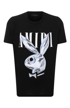Мужская хлопковая футболка AMIRI черного цвета по цене 37600 руб., арт. MJLT013-001 | Фото 1 Мужская хлопковая футболка AMIRI черного цвета, арт. MJLT013-001 | Фото 1