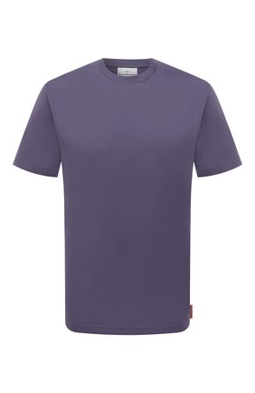 Мужская хлопковая футболка ACNE STUDIOS фиолетового цвета по цене 11400 руб., арт. BL0230 | Фото 1 Мужская хлопковая футболка ACNE STUDIOS фиолетового цвета, арт. BL0230 | Фото 1 (Длина (для топов): Стандартные; Рукава: Короткие; Материал внешний: Хлопок; Принт: Без принта)