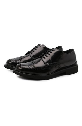 Мужские кожаные дерби TOD’S черного цвета по цене 44800 руб., арт. XXM06H0EP60AKT | Фото 1 Мужские кожаные дерби TOD’S черного цвета, арт. XXM06H0EP60AKT | Фото 1 (Материал внутренний: Натуральная кожа; Стили: Классический; Мужское Кросс-КТ: Броги-обувь)